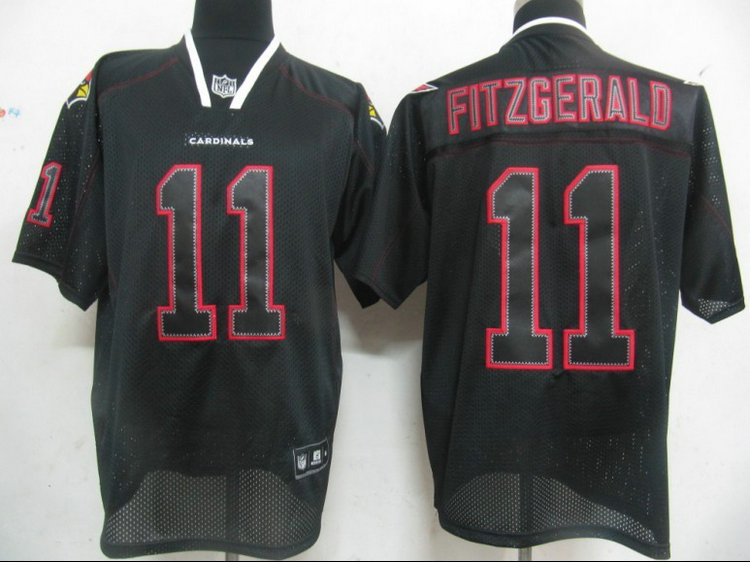 Nike NFL Arizona Cardinals #11 Larry Fitzgerald Black Elite Jersey